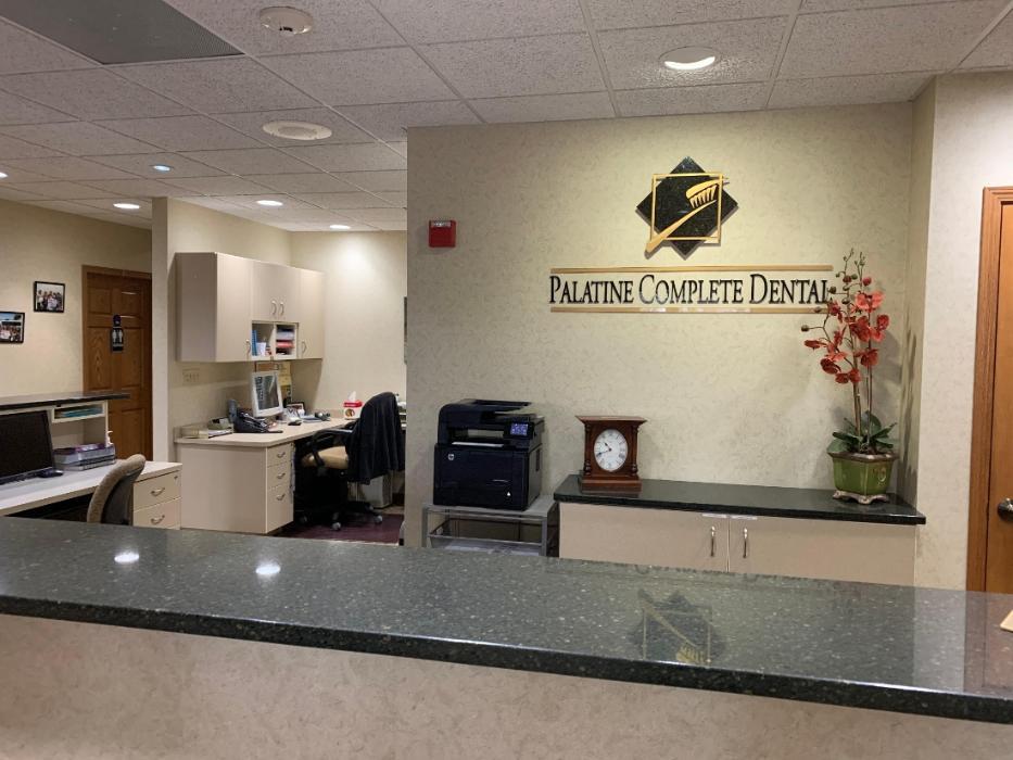 front desk at Palatine Complete Dental