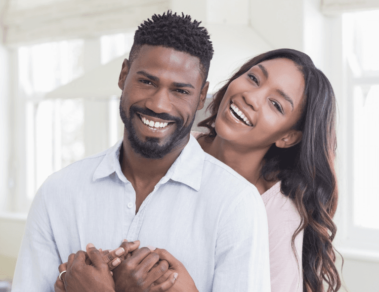 smiling couple